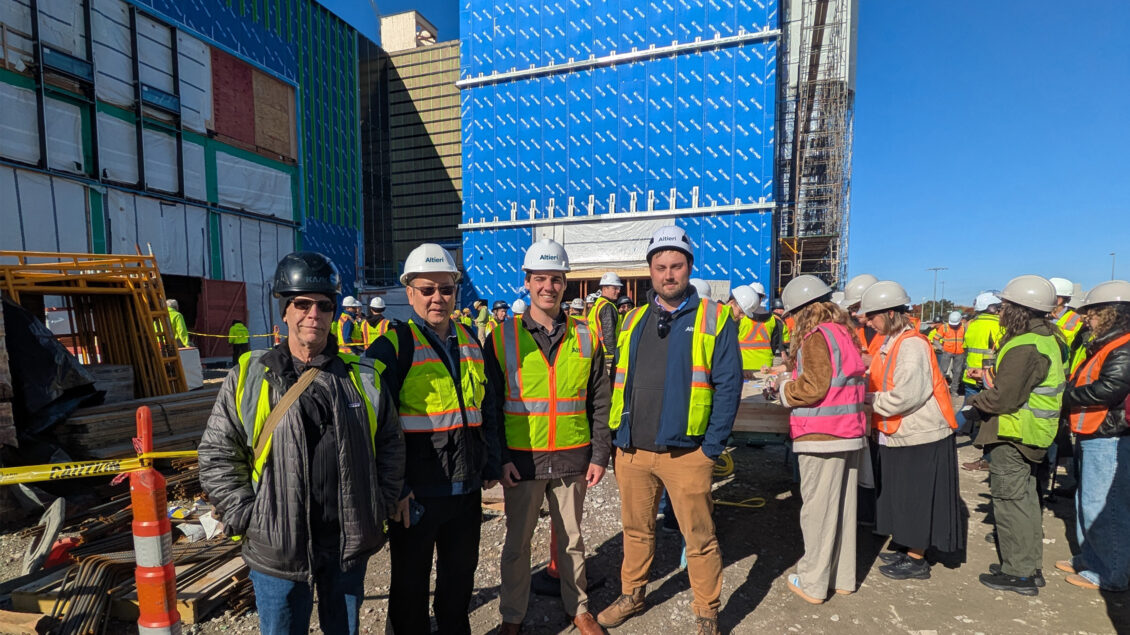 Harvard Goel Center Topping Out