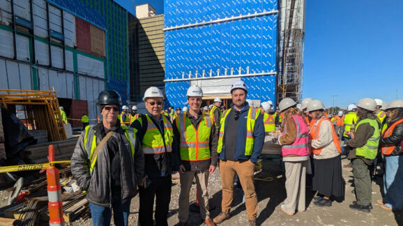 Topping out Harvard's The Goel Center for Creativity & Performance