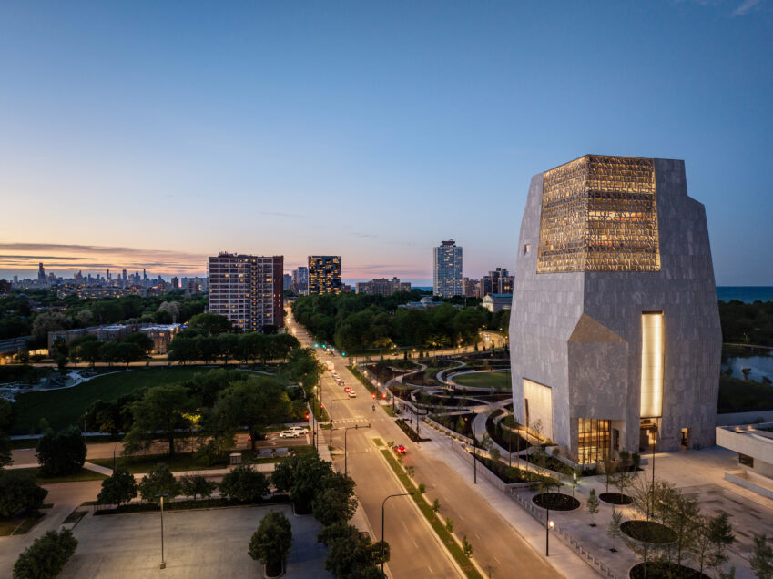 Obama Presidential Center Night