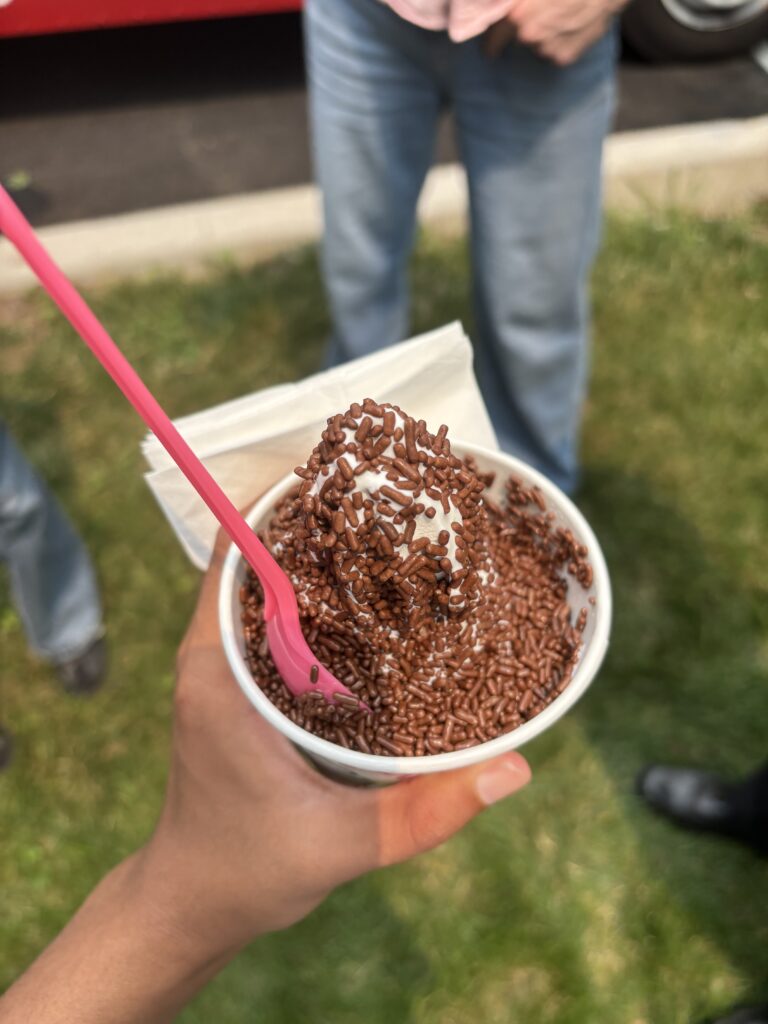 Ice Cream with sprinkles
